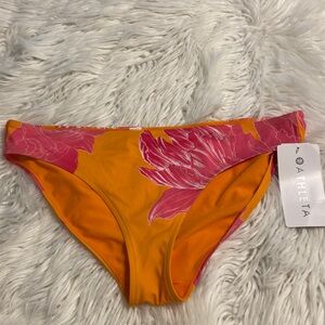 Athleta Kailua Mid Rise Bottoms size L waist 34” flat brand new see all photos